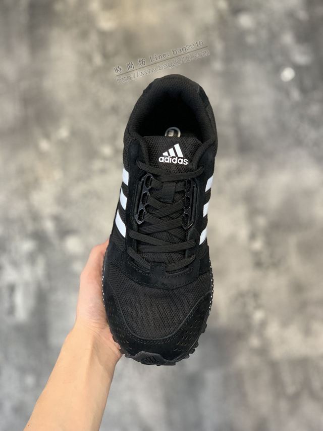 Adidas鞋 阿迪達斯秋冬新品 馬拉松 豬巴加厚網 休閒運動慢跑鞋 男女同款  hdx13284